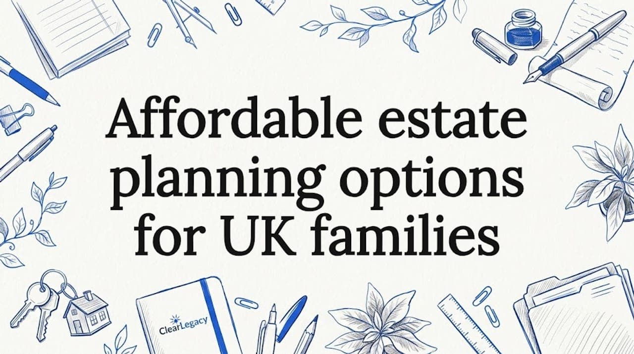 Affordable estate planning options for UK families