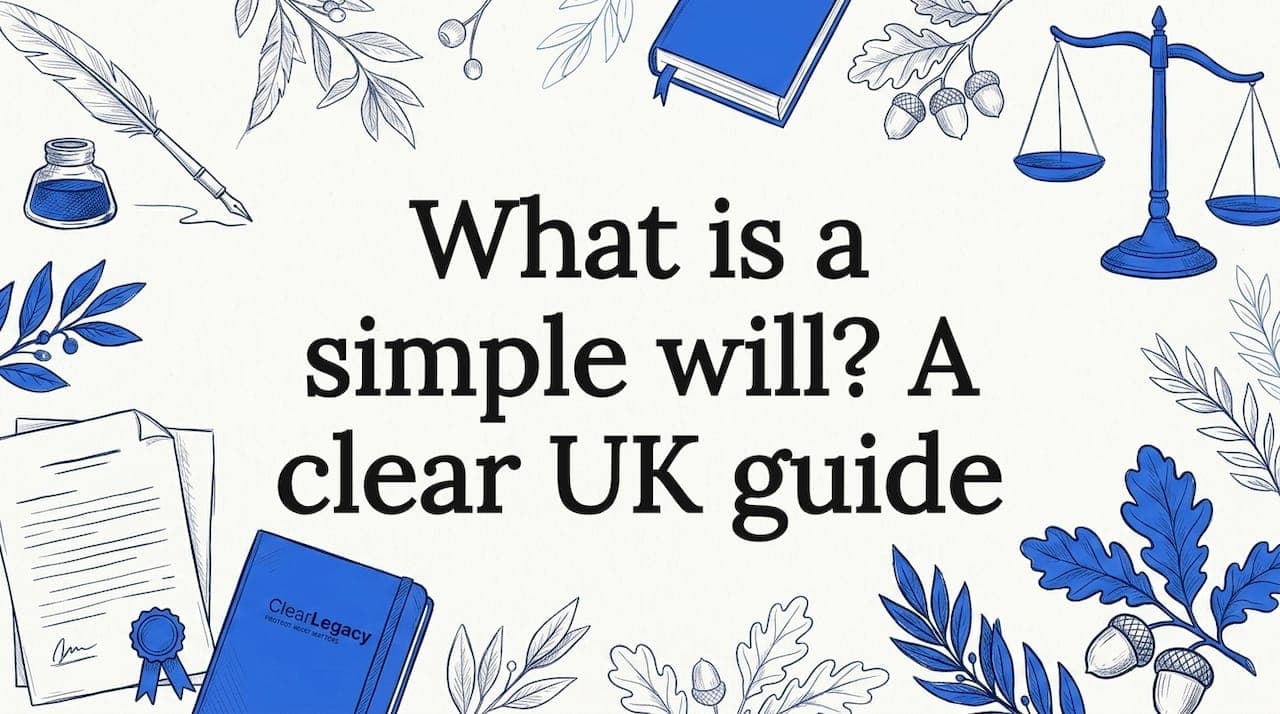 What is a simple will? A clear UK guide