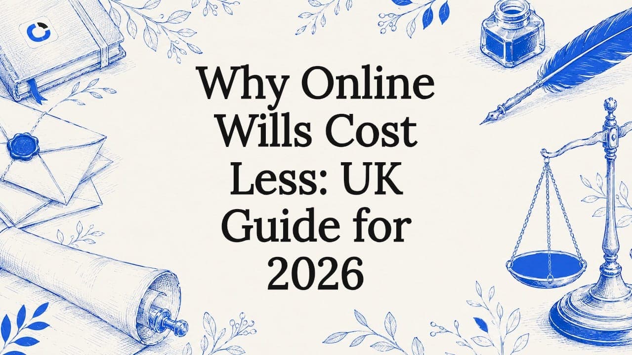 Why online wills cost less: UK guide for 2026