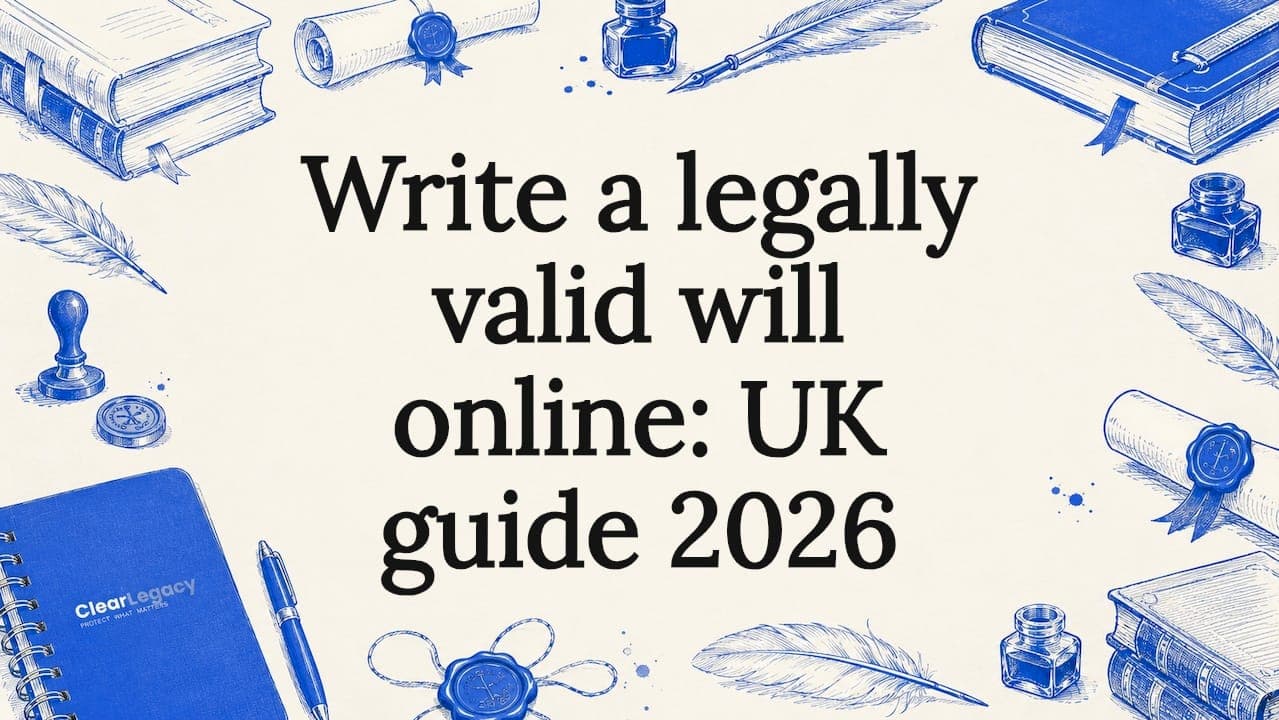 Write a legally valid will online: UK guide 2026